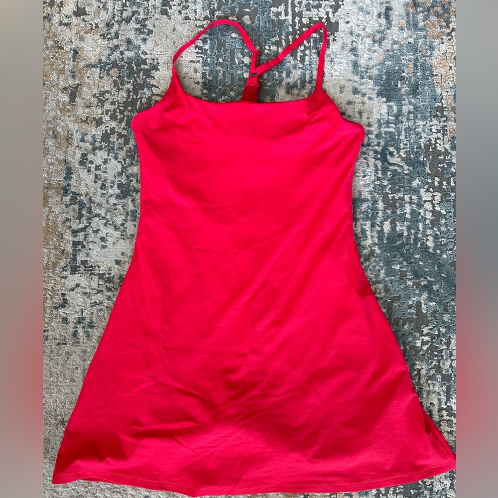 Tech Sweat outdoor voices red athletic Dress, large